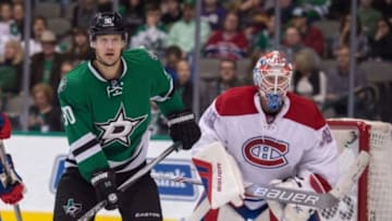 Dec 19, 2015; Dallas, TX, USA; Dallas Stars center Jason Spezza (90) skates against the Montreal Canadiens during the game at the American Airlines Center. The Stars defeat the Canadiens 6-2. Mandatory Credit: Jerome Miron-USA TODAY Sports