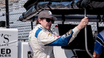 JR Hildebrand on pit lane for the 100th Indianapolis 500. Hildebrand was named Ed Carpenter Racing's second full-time driver on Friday. Photo Credit: Mike Finnegan/Courtesy of IndyCar