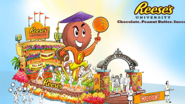 Reese's University at the Rose Parade, photo provided by Reese's