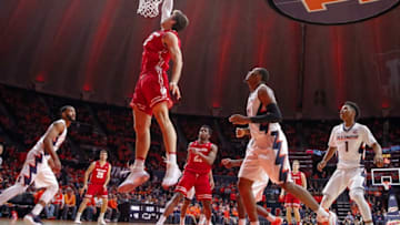 CHAMPAIGN, IL - FEBRUARY 08: Ethan Happ