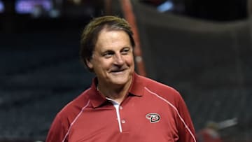 PHOENIX, AZ - JULY 22: Chief Baseball Officer Tony LaRussa of the Arizona Diamondbacks watches batting practice prior to a game between the Arizona Diamondbacks and the Detroit Tigers at Chase Field on July 22, 2014 in Phoenix, Arizona. (Photo by Norm Hall/Getty Images)
