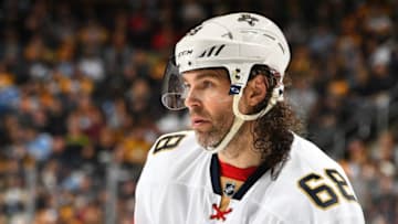PITTSBURGH, PA - MARCH 19: Jaromir Jagr. (Photo by Joe Sargent/NHLI via Getty Images)