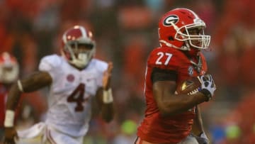 ATHENS, GA - OCTOBER 03: Nick Chubb