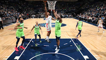 MINNEAPOLIS, MN - JANUARY 18: Kyle Lowry #7 of the Toronto Raptors shoots the ball against the Minnesota Timberwolves. Copyright 2020 NBAE (Photo by David Sherman/NBAE via Getty Images)