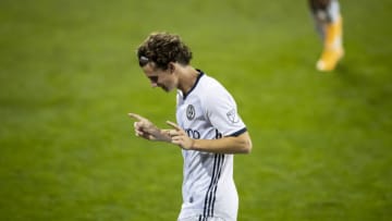 Philadelphia Union, Brenden Aaronson #22 (Photo by Ira L. Black - Corbis/Getty Images)