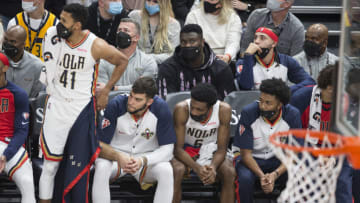Zion Williamson #1 of the New Orleans Pelicans (Photo by Chris Gardner/Getty Images)