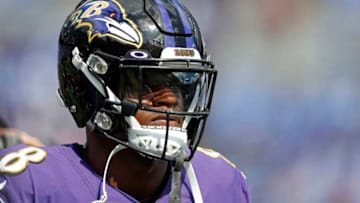 Lamar Jackson, Baltimore Ravens. (Photo by Todd Olszewski/Getty Images)