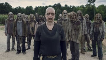 Samantha Morton as Alpha - The Walking Dead _ Season 9, Episode 10 - Photo Credit: Gene Page/AMC