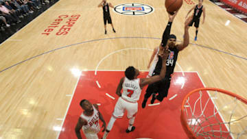 LOS ANGELES, CA - FEBRUARY 3: Tobias Harris
