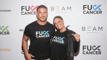 LOS ANGELES, CA - NOVEMBER 17: TV personalities Jax Taylor and Brittany Cartwright attend the Global Non Profit F Cancer L.A. Event at Create Nightclub with Dj Kap Slap on November 17, 2017 in Los Angeles, California. (Photo by Jesse Grant/Getty Images for FCancer )