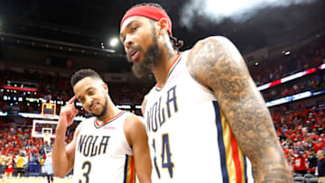 CJ McCollum & Brandon Ingram, New Orleans Pelicans. (Photo by Sean Gardner/Getty Images)