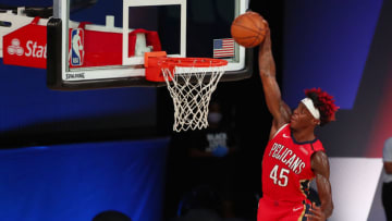 Zylan Cheatham #45 of the New Orleans Pelicans (Photo by Kim Klement-Pool/Getty Images)