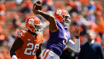 D.J. Uiagalelei, Clemson Tigers. (Mandatory Credit: Ken Ruinard-USA TODAY Sports)