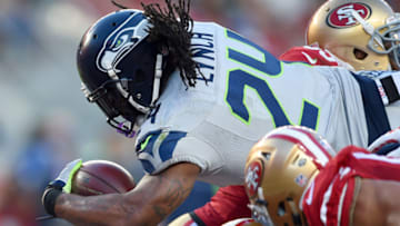 SANTA CLARA, CA - OCTOBER 22: Marshawn Lynch