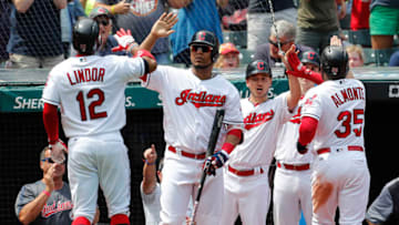 CLEVELAND, OH - AUGUST 09: Francisco Lindor