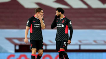 Liverpool, James Milner, Mohamed Salah (Photo by Catherine Ivill/Getty Images)