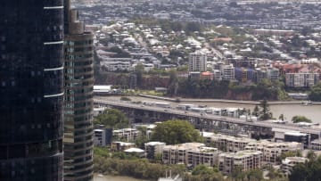 BRISBANE, AUSTRALIA - JANUARY 11: A general view of Brisbane city on January 11, 2021 in Brisbane, Australia. Queensland Premier Annastacia Palaszczuk has announced Brisbane's current lockdown will be lifted from 6pm on Monday after no new cases of locally acquired COVID-19 were recorded in the past 24 hours. (Photo by Jono Searle/Getty Images)
