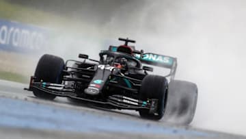 Lewis Hamilton, Mercedes, Formula 1 (Photo by MARK THOMPSON/POOL/AFP via Getty Images)