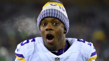 GREEN BAY, WI - DECEMBER 23: Teddy Bridgewater #5 of the Minnesota Vikings leaves the field following a game against the Green Bay Packers at Lambeau Field on December 23, 2017 in Green Bay, Wisconsin. The Vikings won the gme 16-0. (Photo by Stacy Revere/Getty Images)