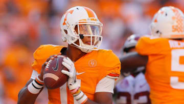 KNOXVILLE, TN - OCTOBER 15: Joshua Dobbs