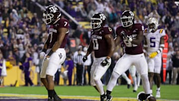 Ainias Smith, Texas A&M football Mandatory Credit: Stephen Lew-USA TODAY Sports