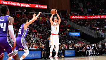 Jeremy Lin #7 of the Atlanta Hawks (Photo by Scott Cunningham/NBAE via Getty Images)