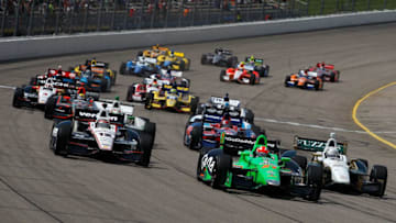 NEWTON, IA - JUNE 23: James Hinchcliffe of Canada driver of the #27 GoDaddy Andretti Autosport Chevrolet (Photo by Chris Trotman/Getty Images)