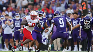 Aug 27, 2022; Dublin, IRELAND; Nebraska Cornhuskers running back Anthony Grant in the Aer Lingus college football series against Northwestern at Aviva Stadium. Mandatory Credit: Brendan Moran-USA TODAY Sports
