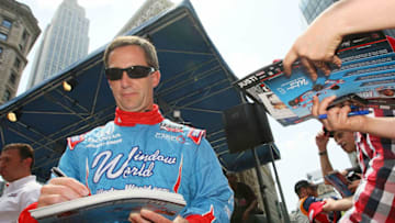 NEW YORK - MAY 25: Indy 500 driver John Andretti signs autographs at Macy's and IZOD's celebration of the Indianapolis Motor Speedway and the Indy 500 at Macy's Herald Square on May 25, 2010 in New York City. (Photo by Mike Stobe/Getty Images)