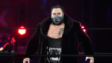 TOKYO, JAPAN - AUGUST 16: JONAH enters the ring during the New Japan Pro-Wrestling - G1 Climax 32 at Nippon Budokan on August 16, 2022 in Tokyo, Japan. (Photo by Etsuo Hara/Getty Images)