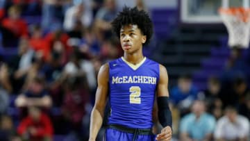 Sharife Cooper #2 of McEachern High School (Photo by Michael Reaves/Getty Images)