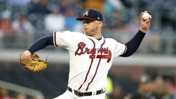 ATLANTA, GA - SEPTEMBER 07: Pitcher Sean Newcomb
