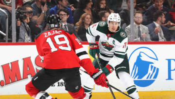Zach Parise #11 of the Minnesota Wild (Photo by Bruce Bennett/Getty Images)