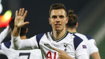RAZGRAD, BULGARIA - NOVEMBER 05: Giovani Lo Celso of Tottenham Hotspur i (Photo by Srdjan Stevanovic/Getty Images)
