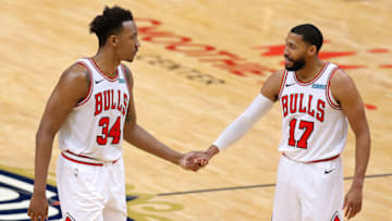 Wendell Carter Jr., Garrett Temple, Chicago Bulls (Photo by Jonathan Bachman/Getty Images)
