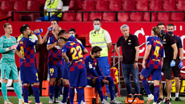 Barcelona squad (Photo by David S. Bustamante/Soccrates/Getty Images)