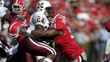 ATHENS, GA - OCTOBER 21: Anthony Dixon