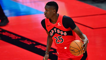 TAMPA, FLORIDA - DECEMBER 31: Chris Boucher #25 of the Toronto Raptors (Photo by Julio Aguilar/Getty Images)