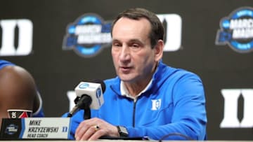Duke basketball head coach Mike Krzyzewski (Getty Images)