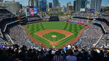 Jul 3, 2016; San Diego, CA, USA; A general view of Petco Park during the second inning between the New York Yankees and San Diego Padres. Mandatory Credit: Jake Roth-USA TODAY Sports