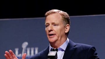 NFL Commissioner Roger Goodell. New York Giants. (Photo by Mike Zarrilli/Getty Images)