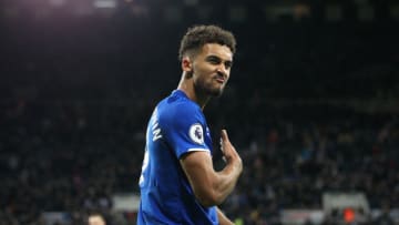 NEWCASTLE UPON TYNE, ENGLAND - DECEMBER 28: Dominic Calvert-Lewin of Everton celebrates after the Premier League match between Newcastle United and Everton FC at St. James Park on December 28, 2019 in Newcastle upon Tyne, United Kingdom. (Photo by James Gill - Danehouse/Getty Images)
