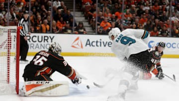 ANAHEIM, CA - APRIL 12: Evander Kane