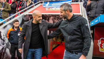 Borussia Mönchengladbach and Bayer Leverkusen are fighting for fourth place (Photo by TF-Images/Getty Images)