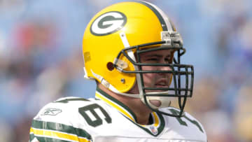 Chad Clifton of the Green Bay Packers during a game between the Green Bay Packers and Buffalo Bills at Ralph Wilson Stadium in Orchard Park, New York on November 5, 2006. Buffalo won 24-10. (Photo by Mark Konezny/NFLPhotoLibrary)
