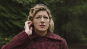 Legends of Tomorrow -- "Bishop's Gambit" -- Image Number: LGN606fg_0026r.jpg -- Pictured: Jes Macallan as Ava Sharpe -- Photo: The CW -- © 2021 The CW Network, LLC. All Rights Reserved.