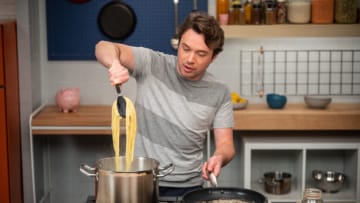 Frankie Celenza on Struggle Meals Season 8, photo provided by Tastemade