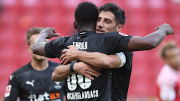 Lars Stindl bejubelt den 1:0-Führungstreffer