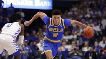 Dec 3, 2016; Lexington, KY, USA; UCLA Bruins guard Lonzo Ball (2) dribbles the ball against Kentucky Wildcats guard De