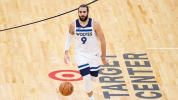 Ricky Rubio of the Minnesota Timberwolves. (Photo by Hannah Foslien/Getty Images)